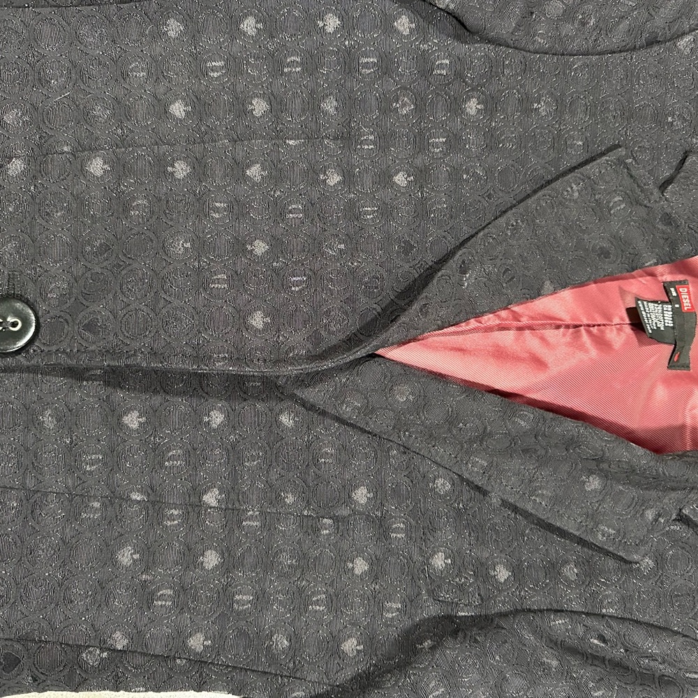 Black Diesel silk jacket